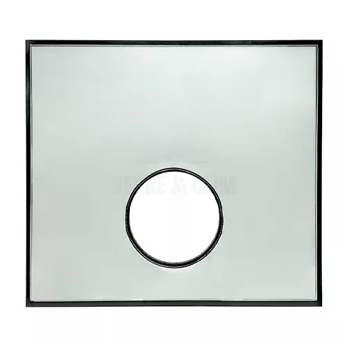 PHOTO Double vitrage sur-mesure avec trou pour climatiseur